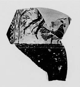 OINOCHOE, FRAGMENT (ATHENIAN, BLACK-FIGURE)