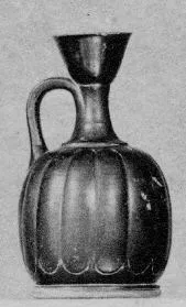LEKYTHOS, SQUAT (ATHENIAN, BLACK GLAZE)