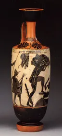 LEKYTHOS (ATHENIAN, BLACK-FIGURE)