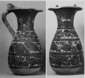 OLPE (ETRUSCO-CORINTHIAN, BLACK-FIGURE)