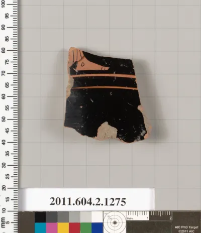 Terracotta fragment of a skyphos (deep drinking cup)