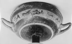 CUP, LITTLE MASTER BAND (ATHENIAN, BLACK-FIGURE)