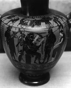 HYDRIA (ATHENIAN, BLACK-FIGURE)