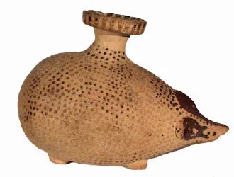 FIGURE VASE, ARYBALLOS (CORINTHIAN)