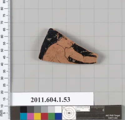 Terracotta fragment of a kylix (drinking cup)