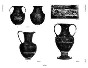 AMPHORA, BELLY (ETRUSCAN, BUCCHERO)