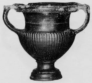 KRATER (SOUTH ITALIAN, CAMPANIAN, BLACK GLAZE)