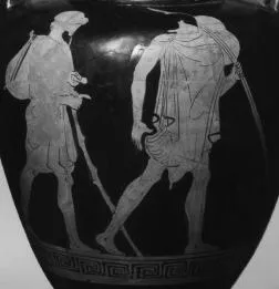 AMPHORA, NECK (ATHENIAN, RED-FIGURE)