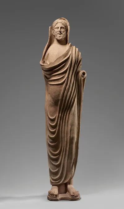 Statue of a Bearded Draped Man