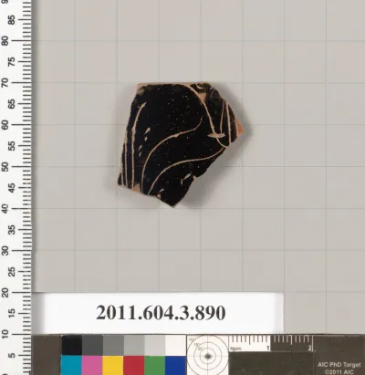 Terracotta fragment of a lekythos (oil flask)