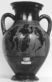 AMPHORA, BELLY, TYPE B (ATHENIAN, BLACK-FIGURE)