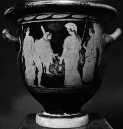 KRATER, BELL (ATHENIAN, RED-FIGURE)