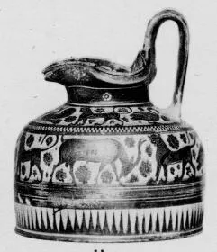 OINOCHOE (CORINTHIAN, BLACK-FIGURE)