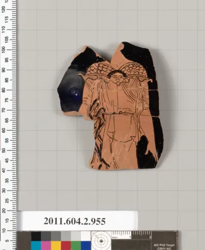 Terracotta fragment of an oinochoe (jug)