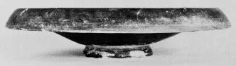 FISH PLATE (ETRUSCAN, BLACK GLAZE)