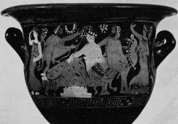 KRATER, BELL (ATHENIAN, RED-FIGURE)
