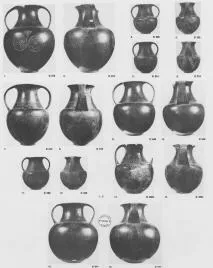 AMPHORA, BELLY (ETRUSCAN, BUCCHERO)
