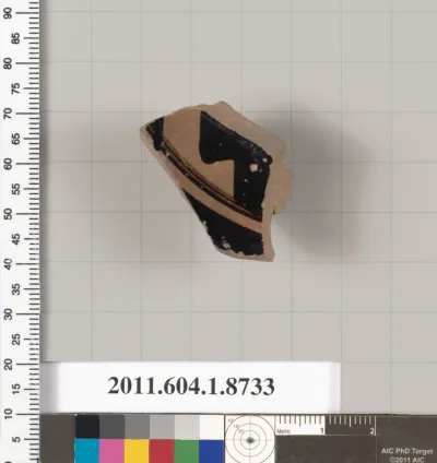 Terracotta fragment of a stemless cup