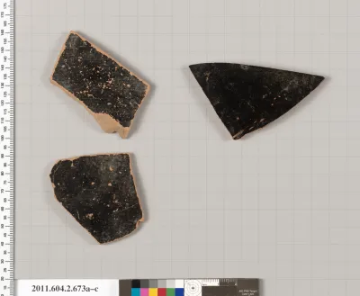 Terracotta fragments of column-kraters (bowls for mixing wine and water)