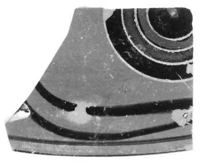 Attic Black-Figure Eye Cup Fragment
