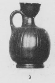 LEKYTHOS, SQUAT (ITALIOTE, BLACK GLAZE)