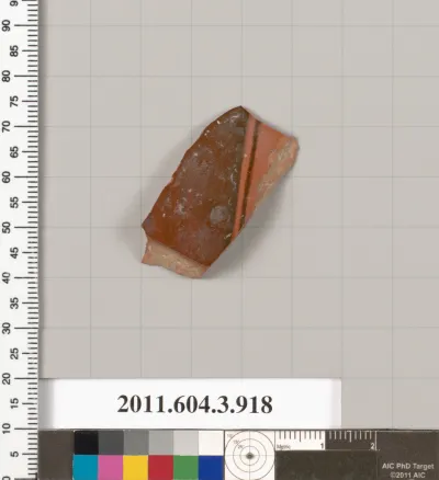 Terracotta fragment of a lekythos (oil flask)