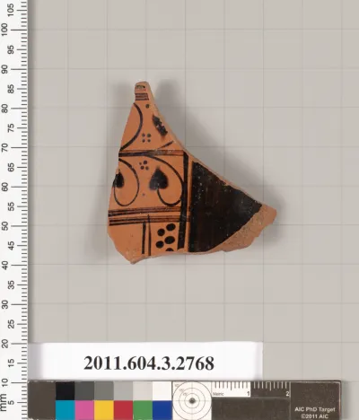 Terracotta fragment of an olpe (jug)