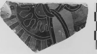 STAND (?), FRAGMENT (ATHENIAN, BLACK-FIGURE)