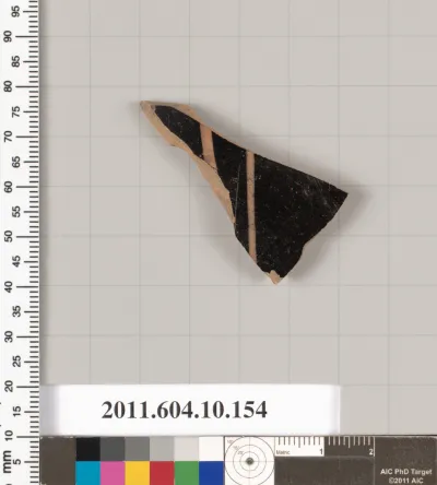 Terracotta fragment of a skyphos (deep drinking cup)