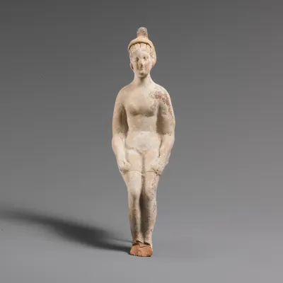 Terracotta statuette of a doll