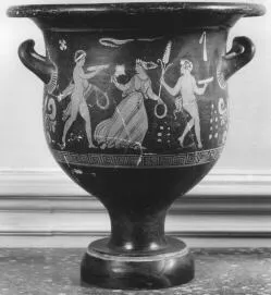 KRATER, BELL (SOUTH ITALIAN, APULIAN, RED-FIGURE)
