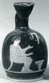 LEKYTHOS, SQUAT (ATHENIAN, RED-FIGURE)