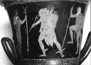 KRATER, CALYX (ATHENIAN, RED-FIGURE)