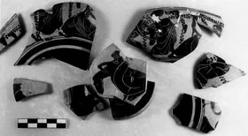 CUP, FRAGMENTS (ATHENIAN, BLACK-FIGURE)