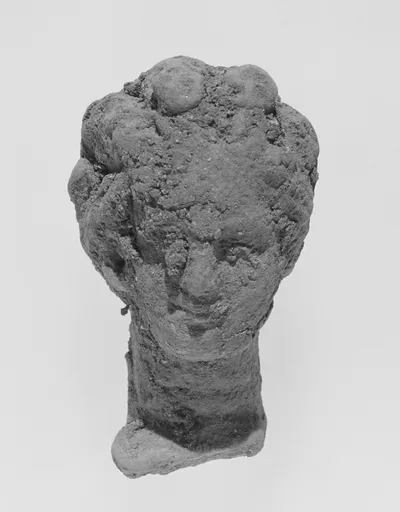 Head with Melon Coiffure and Wreath