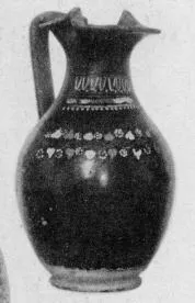 OINOCHOE (SOUTH ITALIAN, GNATHIAN, BLACK GLAZE)