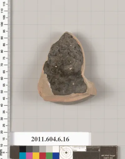 Terracotta fragment of a bowl?