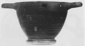 SKYPHOS (ETRUSCAN, BLACK GLAZE)