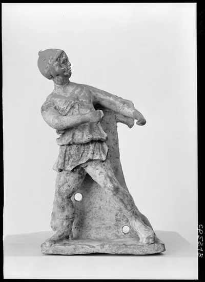 applique de vase ; figurine
