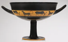 CUP, LITTLE MASTER BAND (ATHENIAN, BLACK-FIGURE)