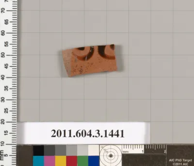 Terracotta fragment of a skyphos (deep drinking cup)