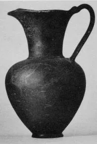 OINOCHOE (ETRUSCAN, BUCCHERO)
