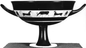 CUP, LITTLE MASTER BAND (ATHENIAN, BLACK-FIGURE)