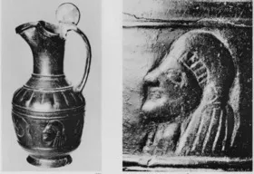 OINOCHOE (ETRUSCAN, BUCCHERO)