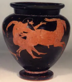 STAMNOS (ATHENIAN, BLACK-FIGURE)
