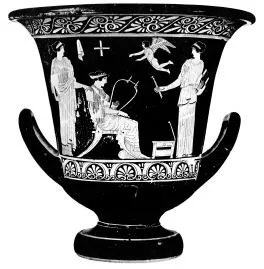 KRATER, CALYX (ATHENIAN, RED-FIGURE)