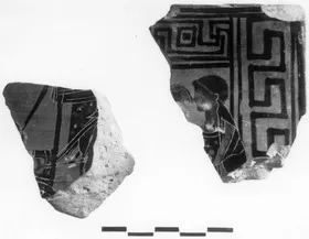 PLAQUE, FRAGMENTS (ATHENIAN, BLACK-FIGURE)