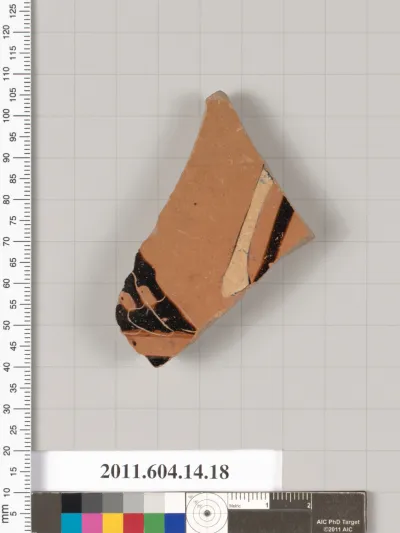 Terracotta fragment of a krater?