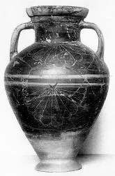 AMPHORA, BELLY (EAST GREEK, BLACK POLYCHROME)