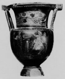 KRATER, COLUMN (SOUTH ITALIAN, APULIAN, RED-FIGURE)